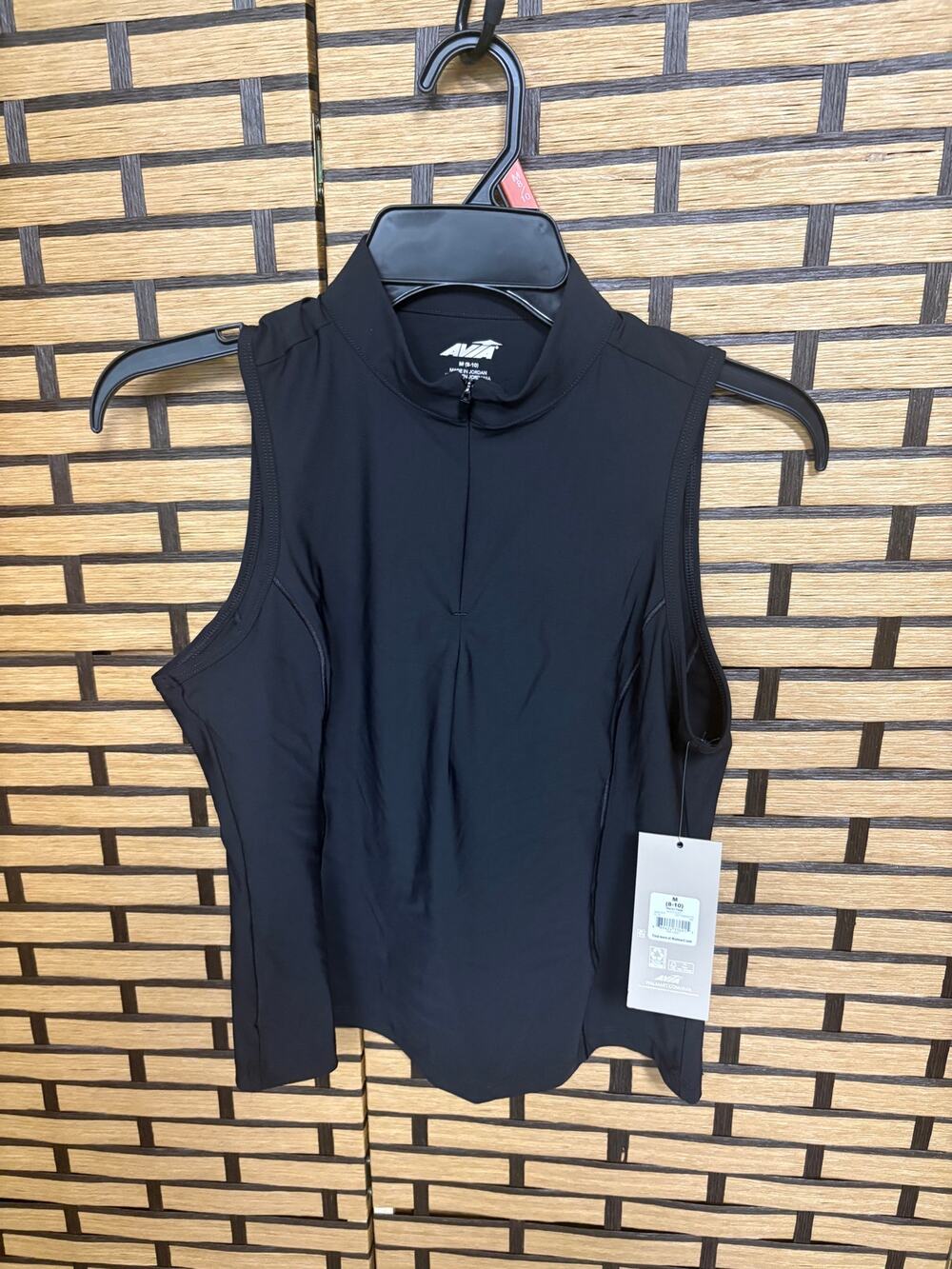 Avia Black Active Tank Top Size Medium